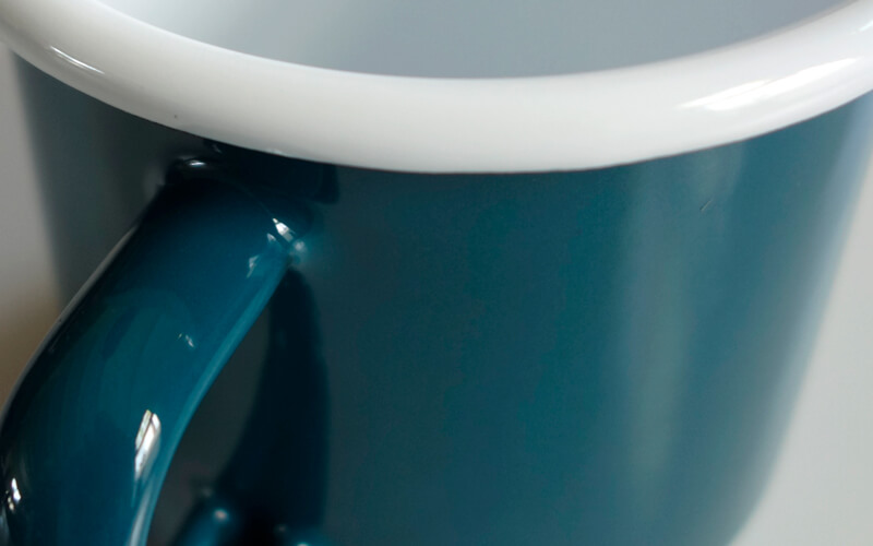 Geëmailleerde Mok Blauw Kockums