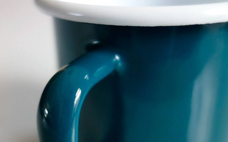 Geëmailleerde Mok Blauw Kockums