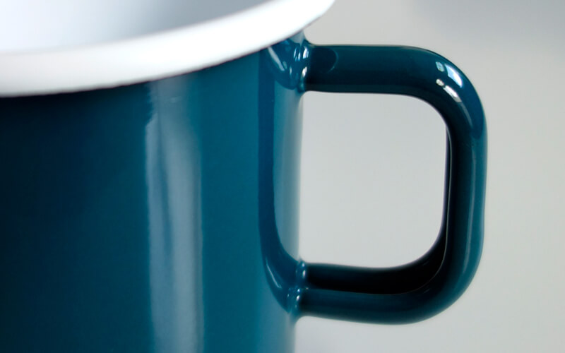 Geëmailleerde Mok Blauw Kockums