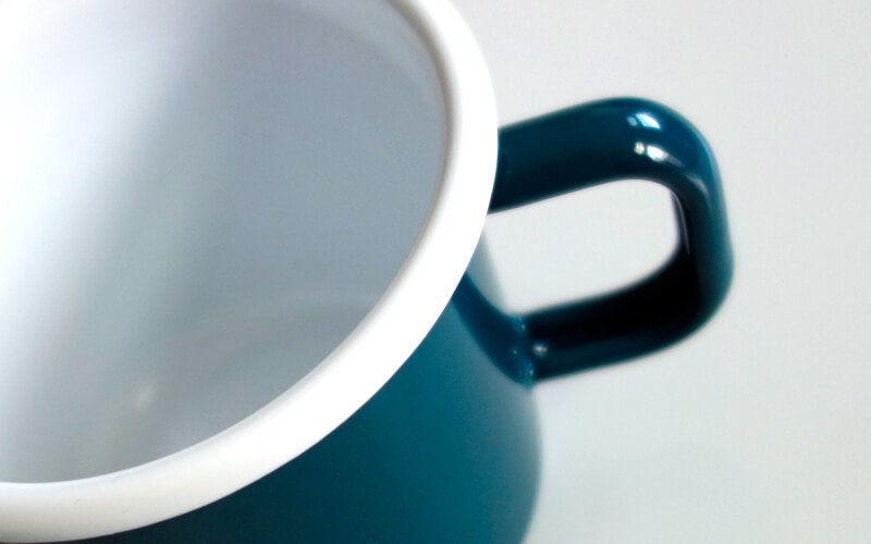 Geëmailleerde Mok Blauw Kockums