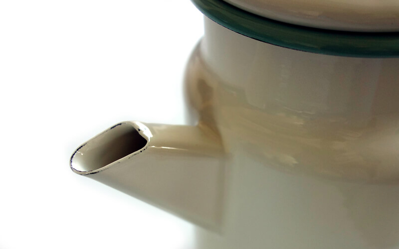 Theepot Geëmailleerd Cream/Lux Kockums