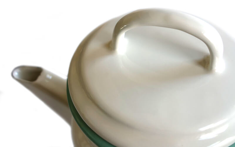Theepot Geëmailleerd Cream/Lux Kockums