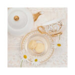 Kop & Schotel Georgia Lace Pearl 24kr Goud Christina Re | Kadeloo