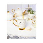 Mok Ivoor Polka 24kr Goud Christina-Re | Kadeloo