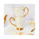 Mok Ivoor Polka 24kr Goud Christina-Re | Kadeloo