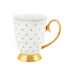 Mok Ivoor Polka 24kr Goud Christina-Re | Kadeloo