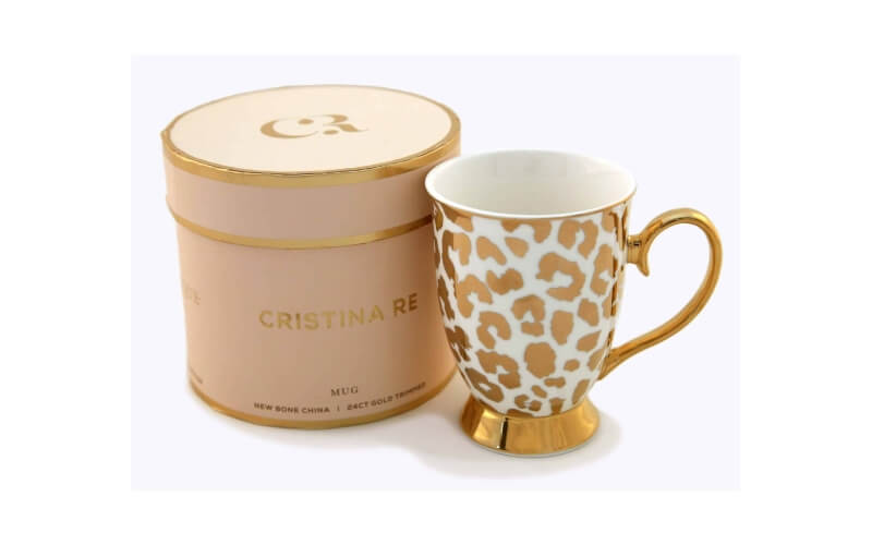 Mok Louis Luipaard 24kr. Goud Christina Re