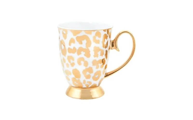 Mok Louis Luipaard 24kr. Goud Christina Re