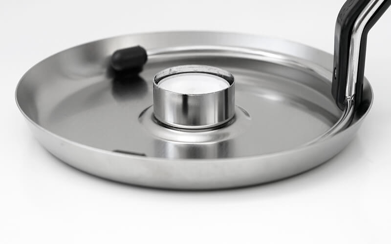 Theepot met geïntegreerde brander Mono