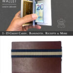Q7 Wallet Bruin Leer Krokodillenprint | Kadeloo