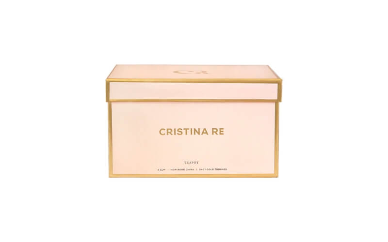 Theepot Blush 2 kops 24kr. Goud Christina Re
