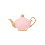 Theepot Blush 2 kops 24kr. Goud Christina Re | Kadeloo
