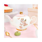 Theepot Chrysalis 4 Kops 24kr. Goud Christina Re | Kadeloo