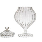 Voorraadpot Glas streep IVV | Kadeloo